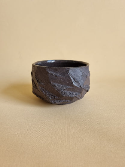 Kurinuki cup: Charcoal #05