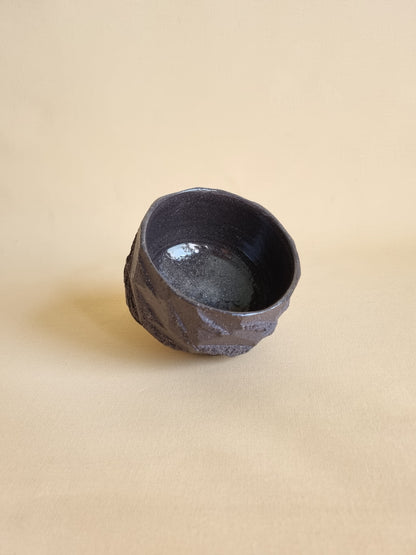 Kurinuki cup: Charcoal #05