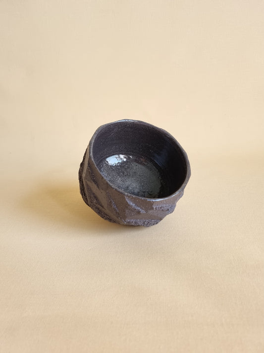 Kurinuki cup: Charcoal #05