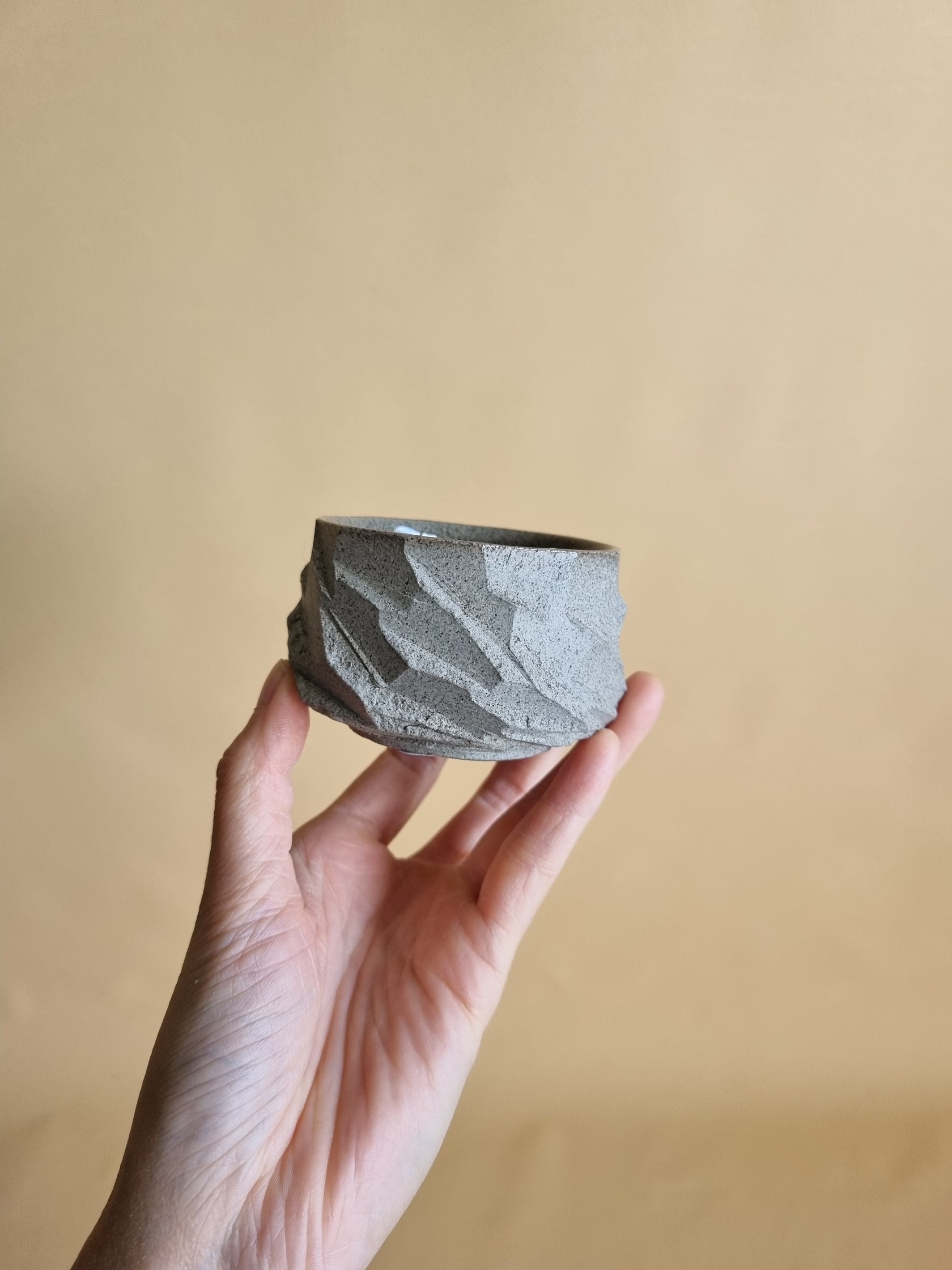 Kurinuki cup: Stone #07