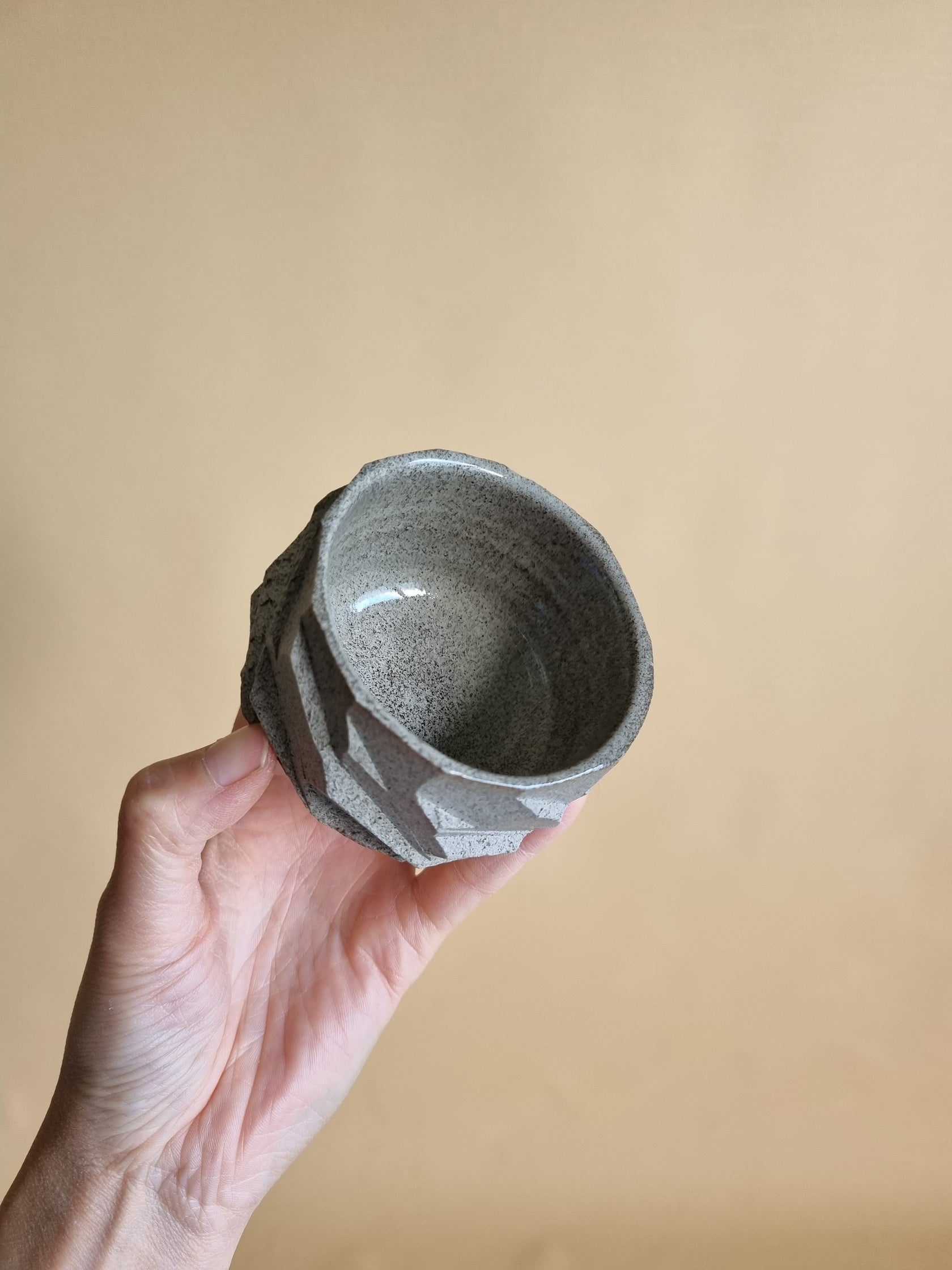 Kurinuki cup: Stone #08