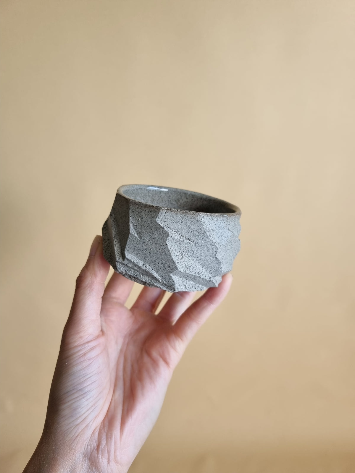 Kurinuki cup: Stone #08