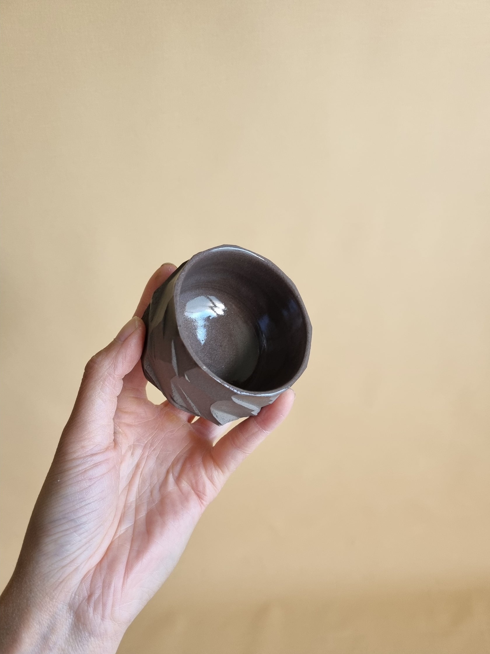 Kurinuki cup: Warm Grey #01