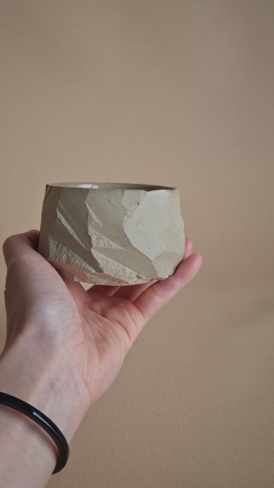 Kurinuki cup: Tofu #2